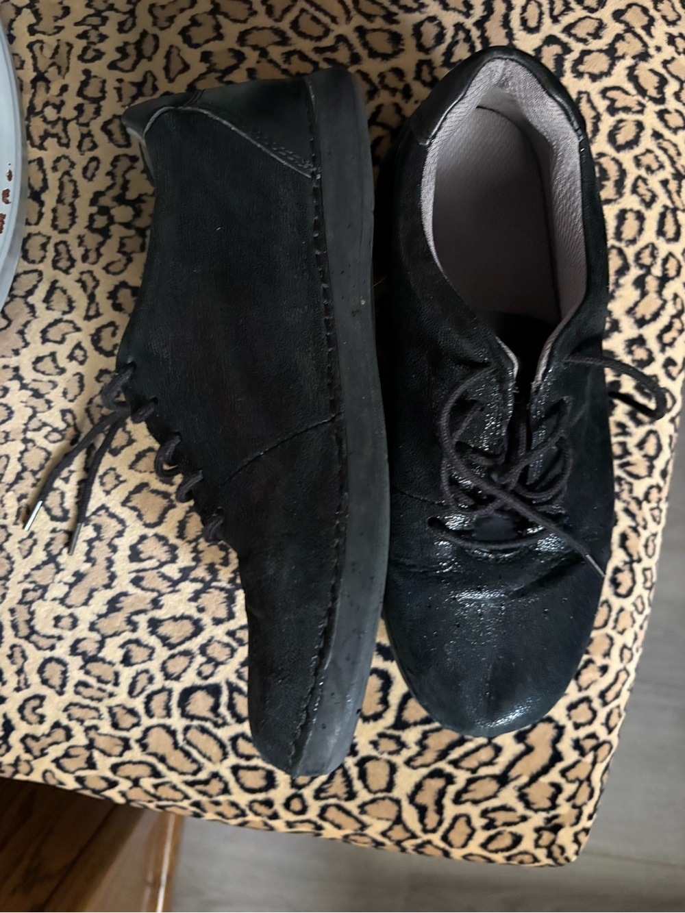 Alegria Black women’s Lace-Up comfortable shoes Sz 38